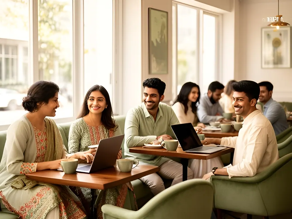 30-seat café: café in India