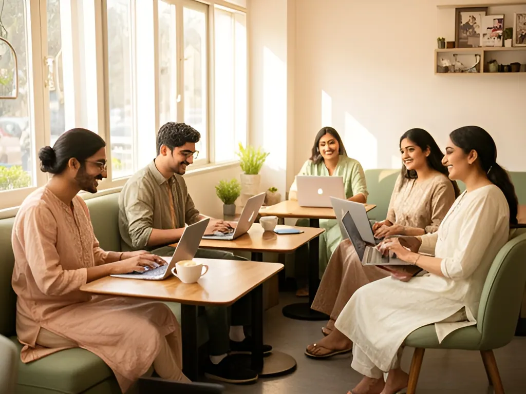 Small café: café in India