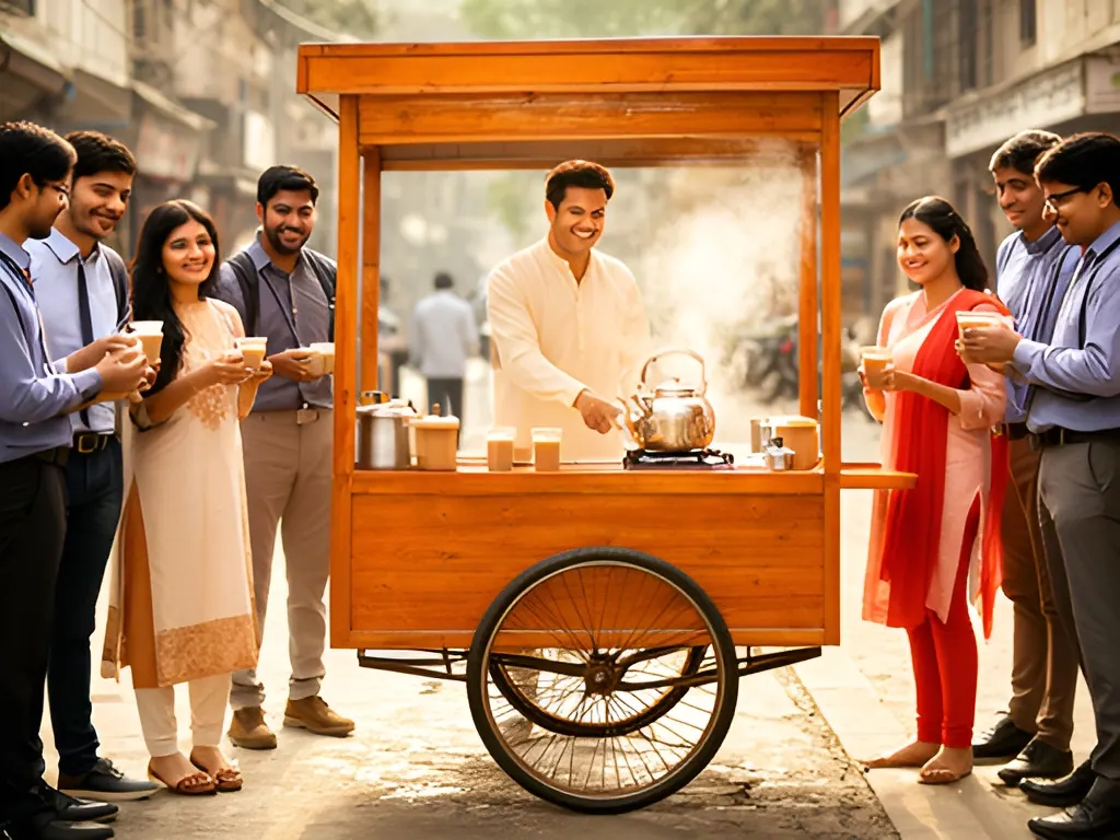 Chai cart (thela): chai business in India