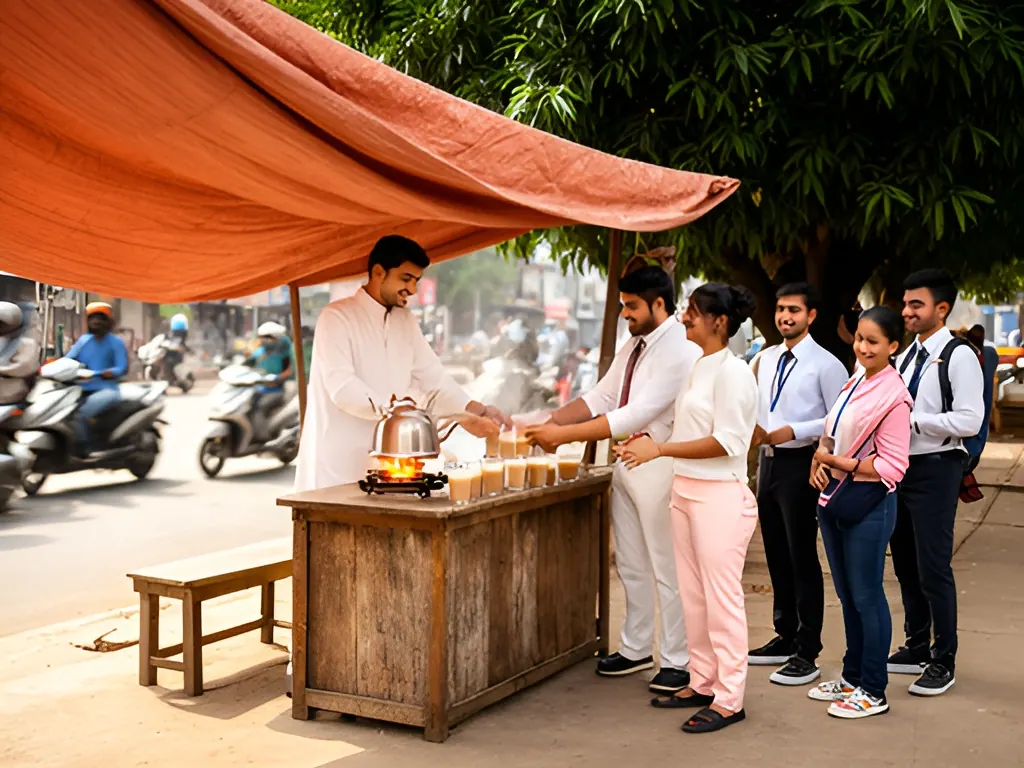 Roadside tapri: chai business in India
