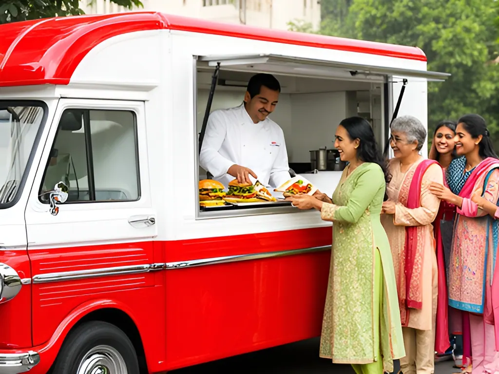 Used truck, budget build: food truck business in India