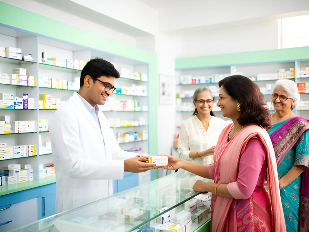 Neighbourhood chemist: medical store in India