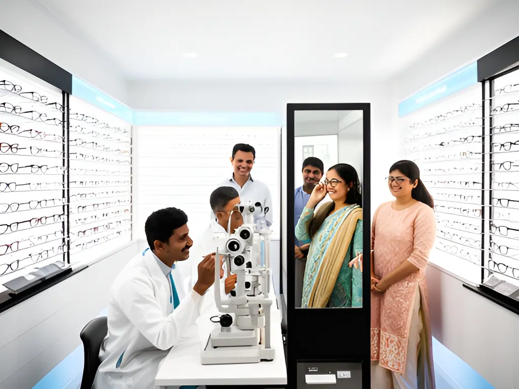Optical counter: optical shop in India