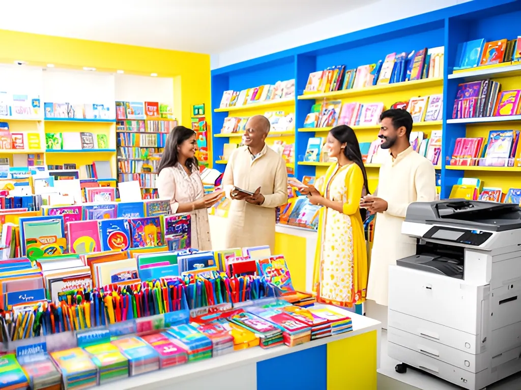 Franchise gift & card store: stationery shop in India