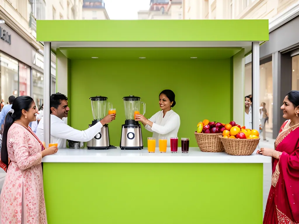 Franchise kiosk: sugarcane juice business in India