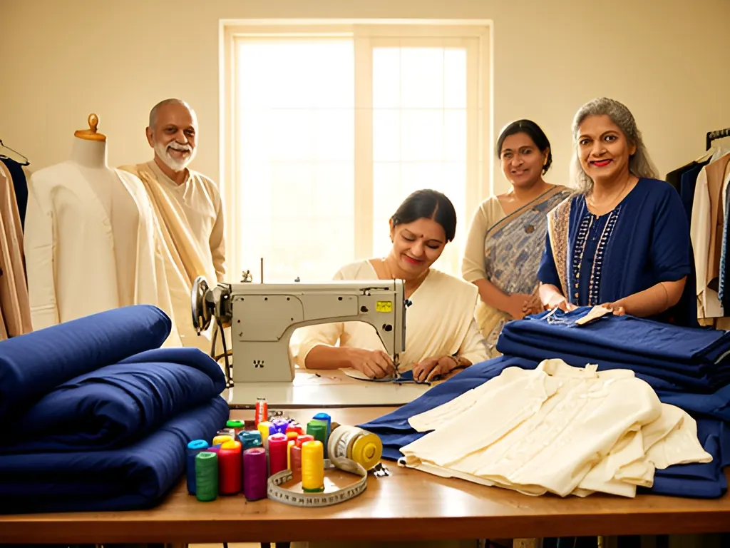 Home-based tailor: tailoring shop or boutique in India